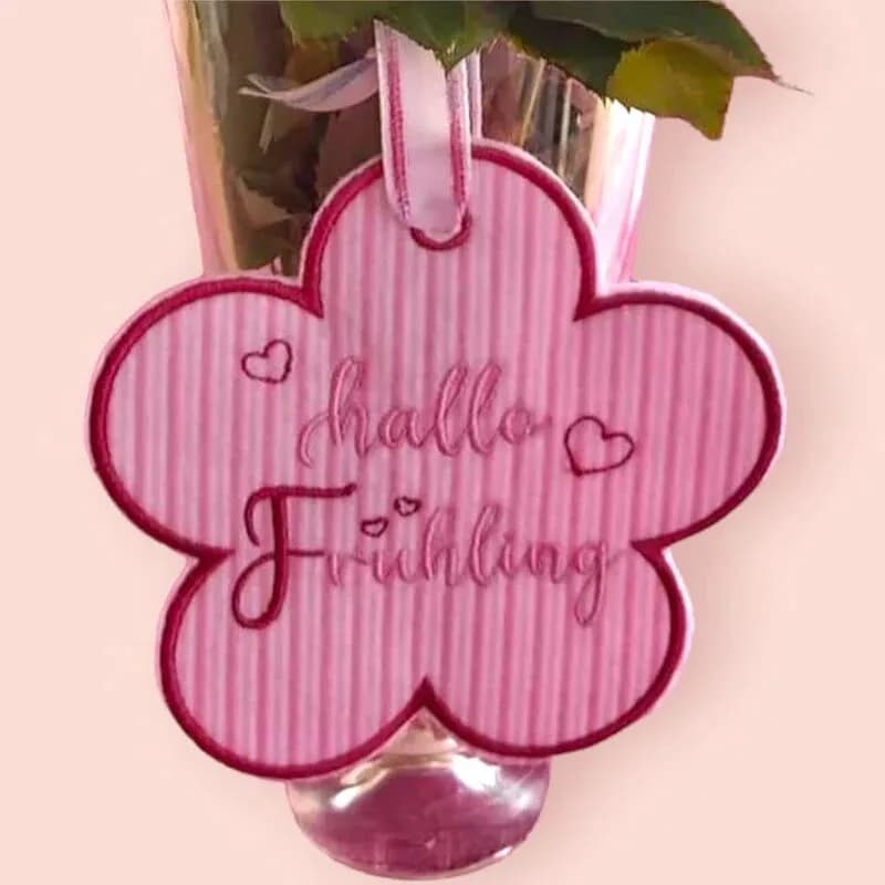 ITH Stickdatei Blumen- / Sonnenhaenger