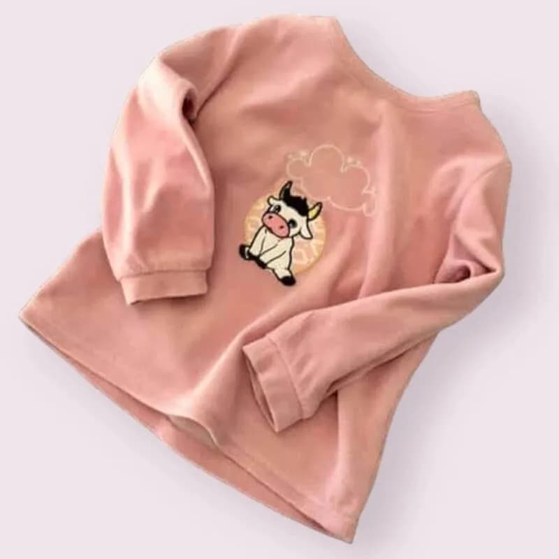 Stickdatei Kuh Applikation Elsa