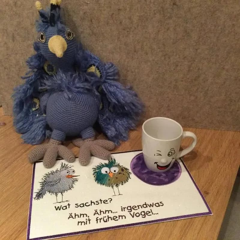 Stickdatei Lustige Vögel