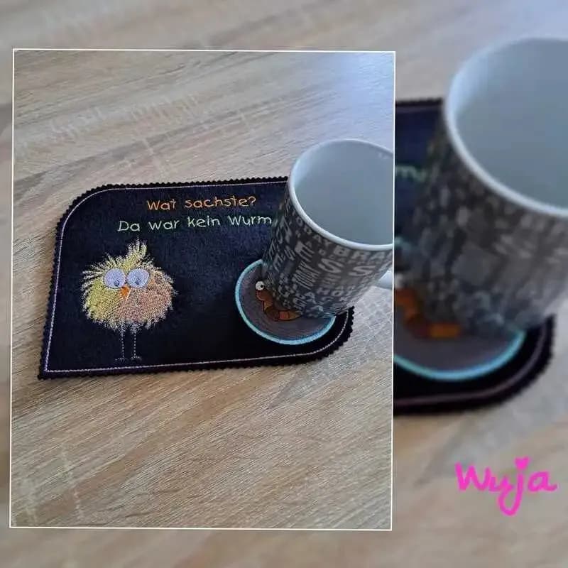 Stickdatei Lustige Vögel