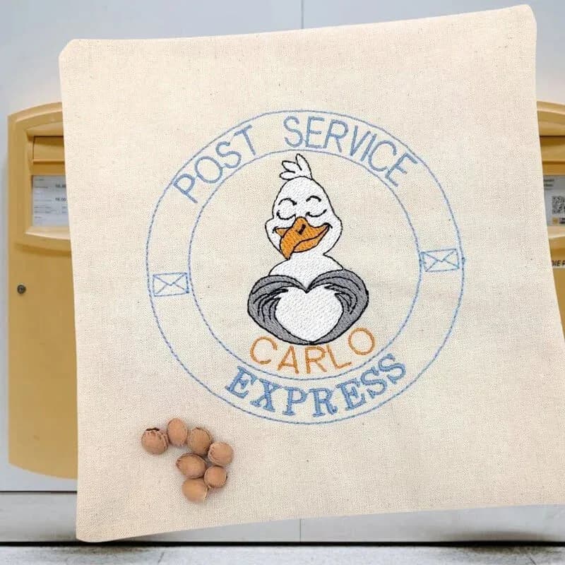 Stickdatei Carlo Herzensgruß Stempel