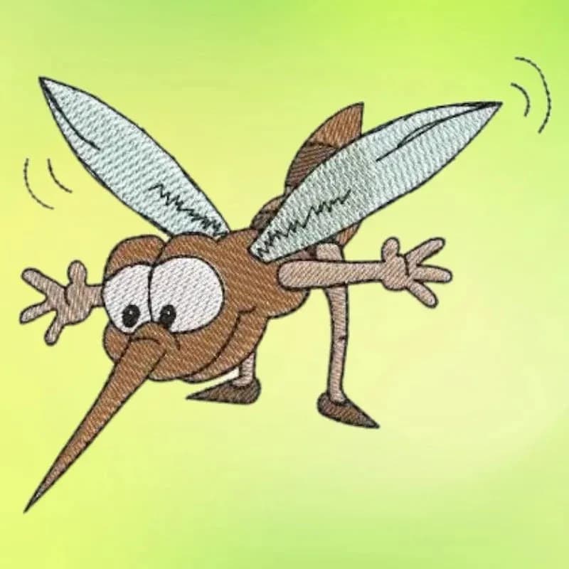 Stickdatei Mücke Elvira