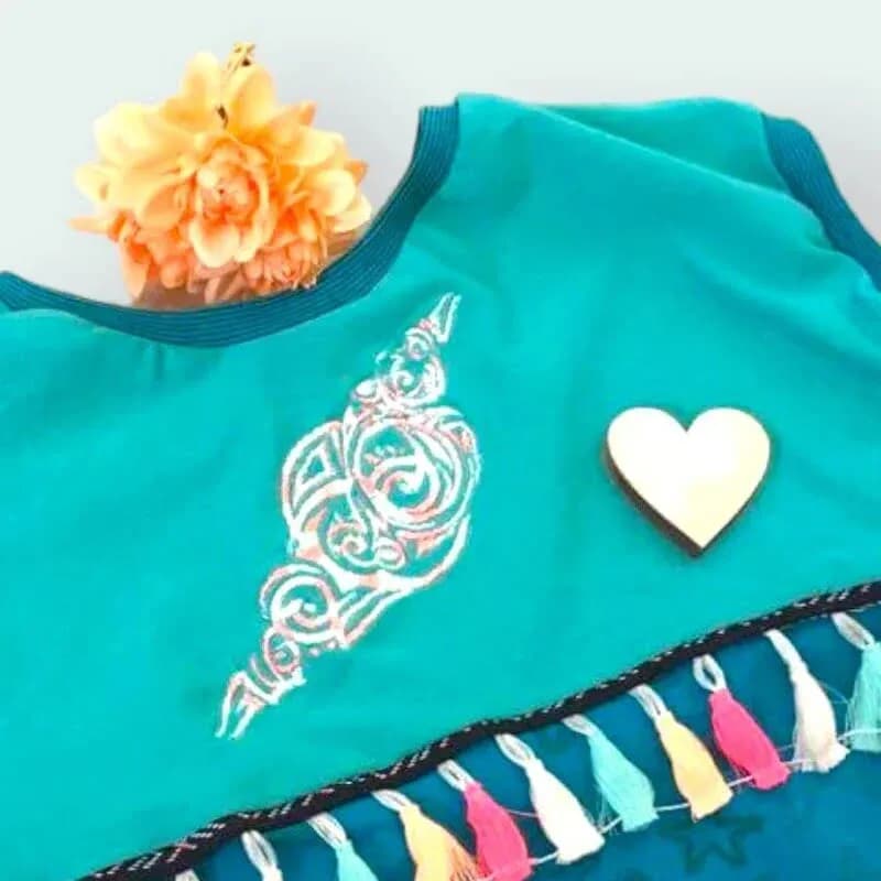 Stickdatei Muschel Tribal