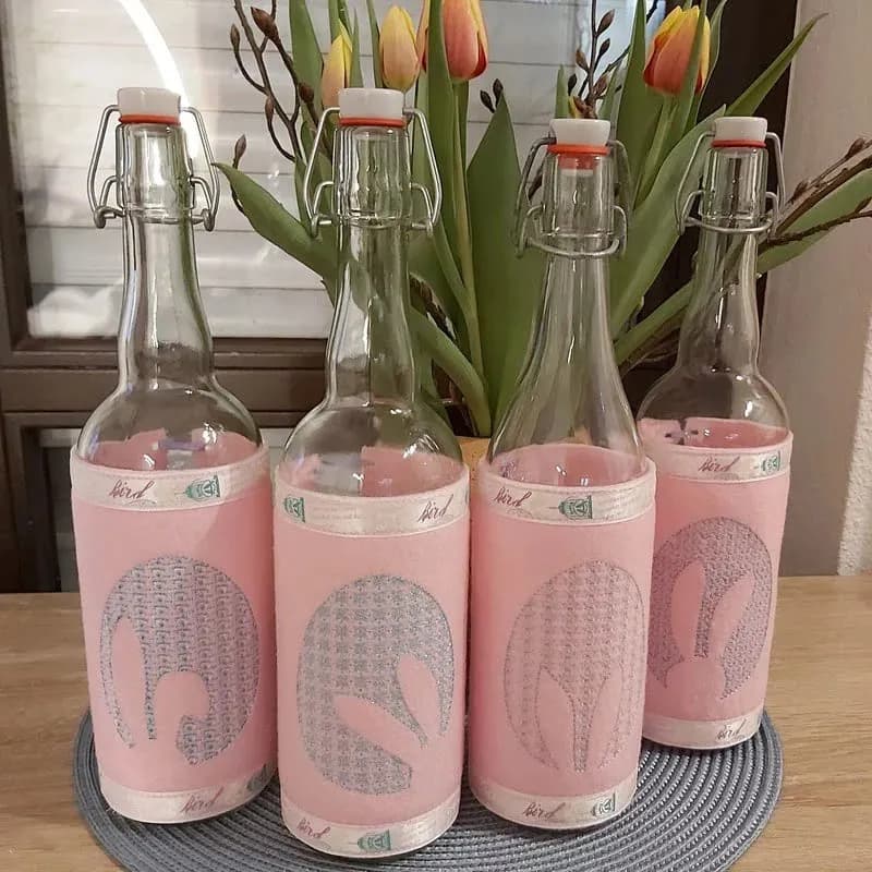 Stickdatei Ostereier 4-teilig