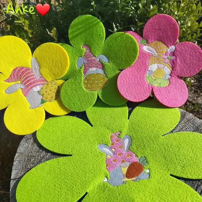 Stickdatei Osterwichtel 4-teilig