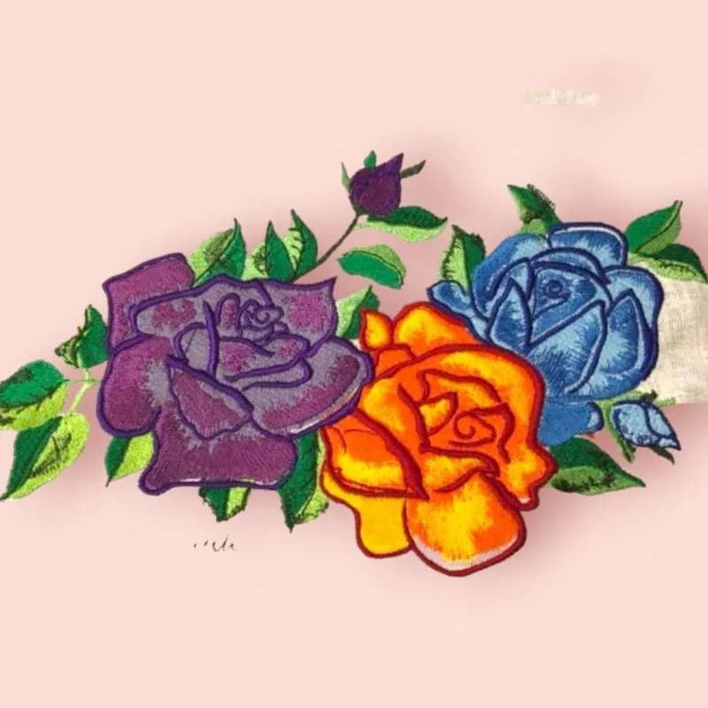 Rosen Stickdatei Arrangement - stiXXie