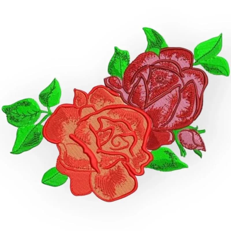Stickdatei Rosen