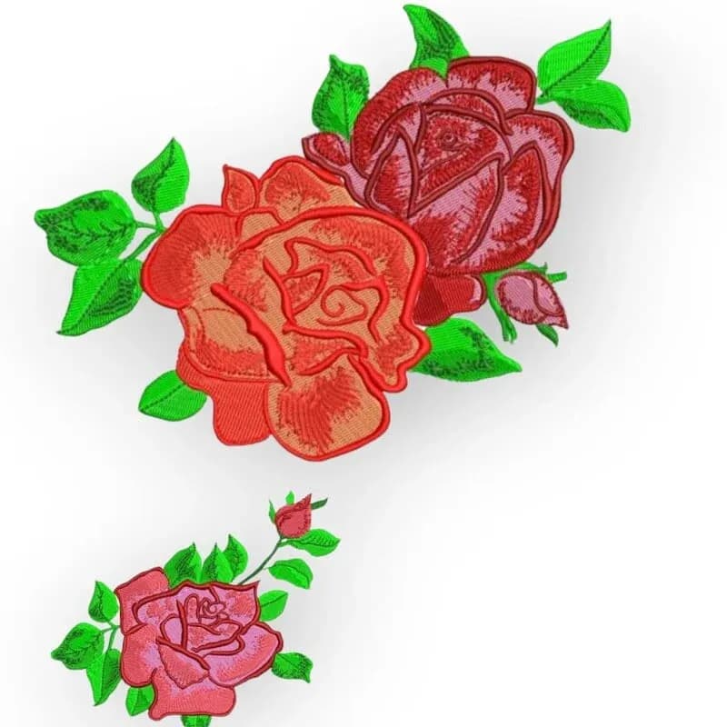 Stickdatei Rosen
