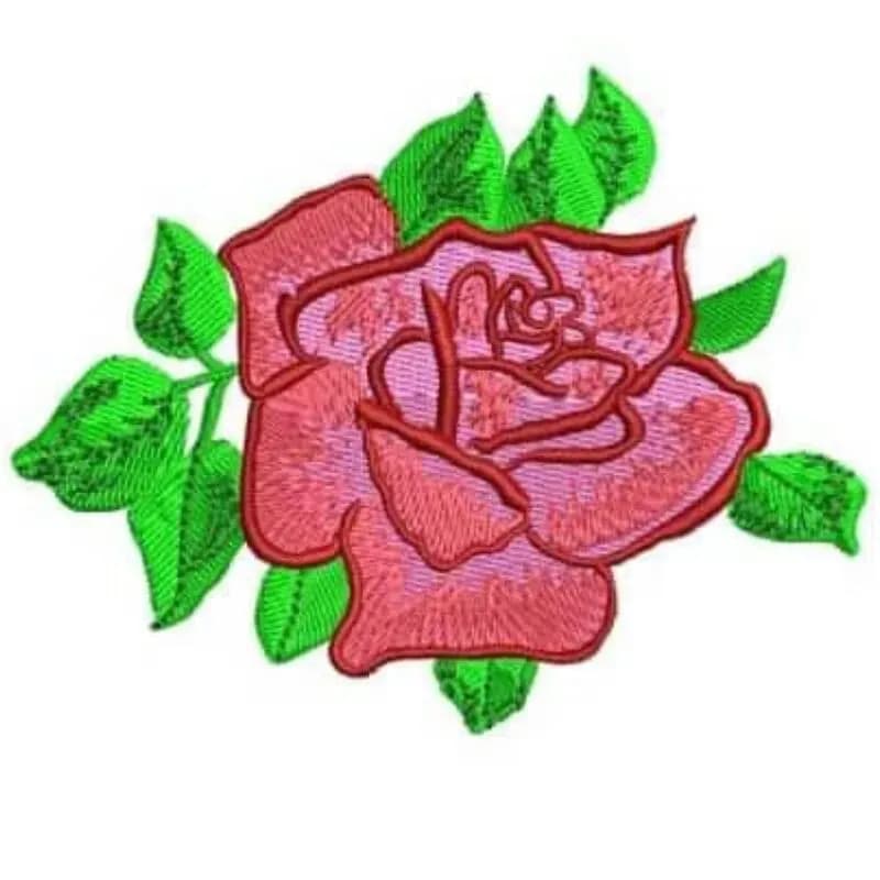 Stickdatei Rosen Einzeln