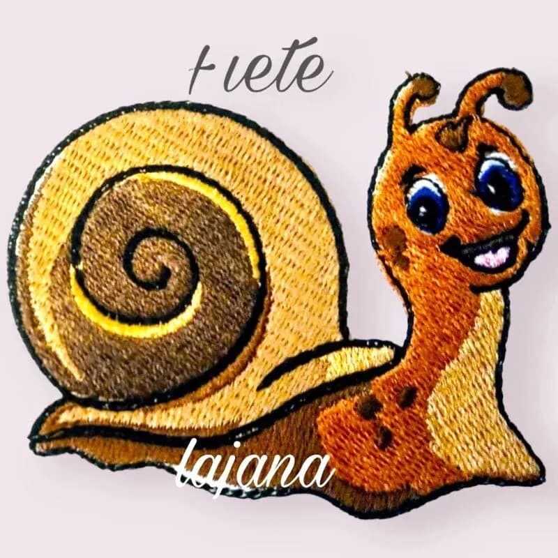 Stickdatei Schnecken Lilo und Fiete