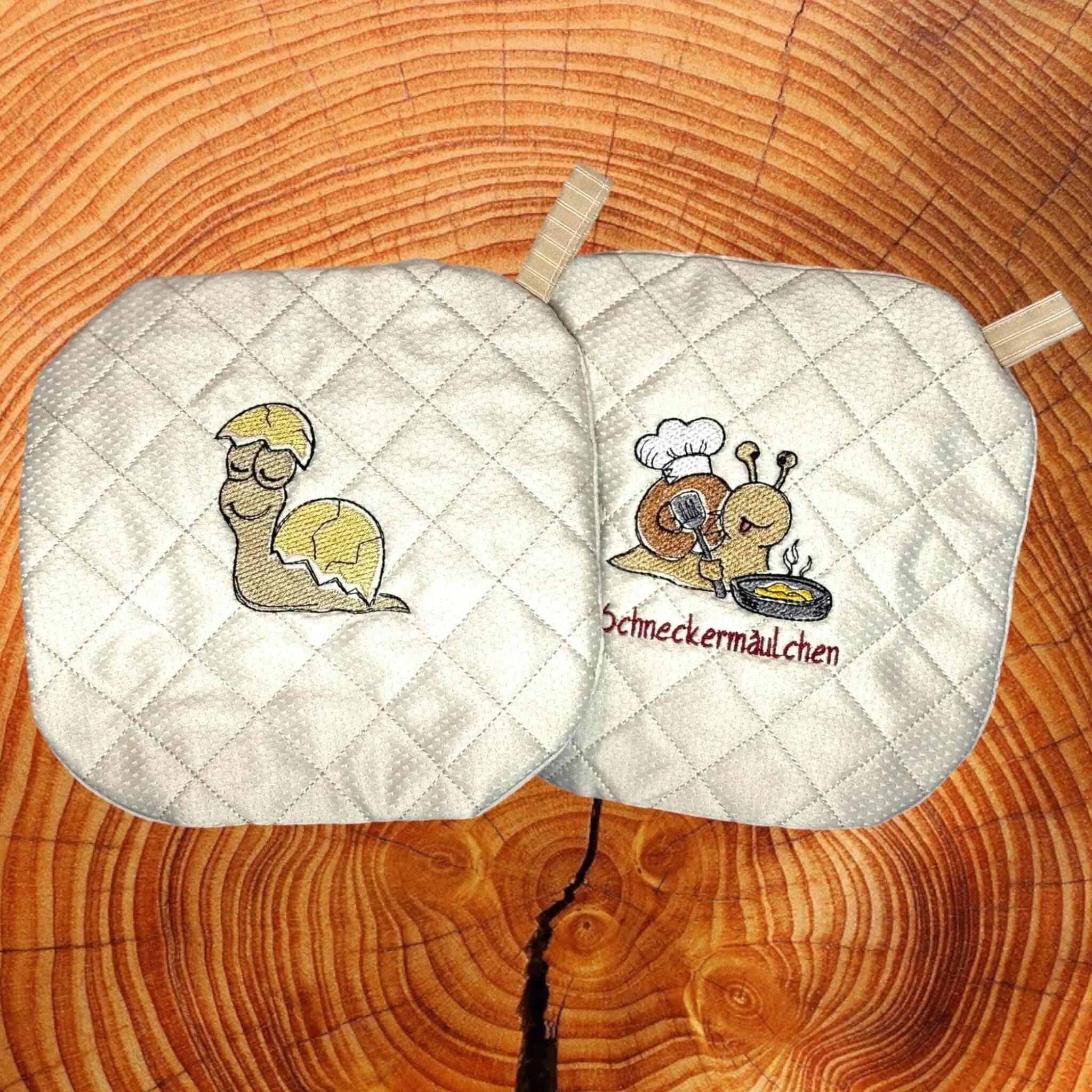 Stickdatei Schnecken Vol. 2