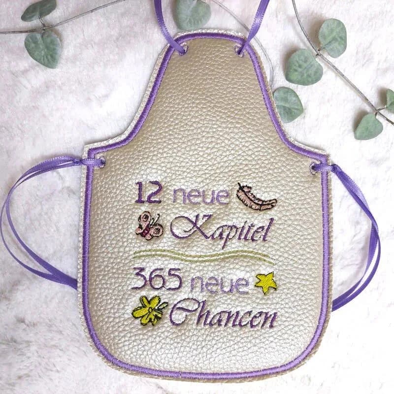 Stickdatei Spruch Neue Chancen