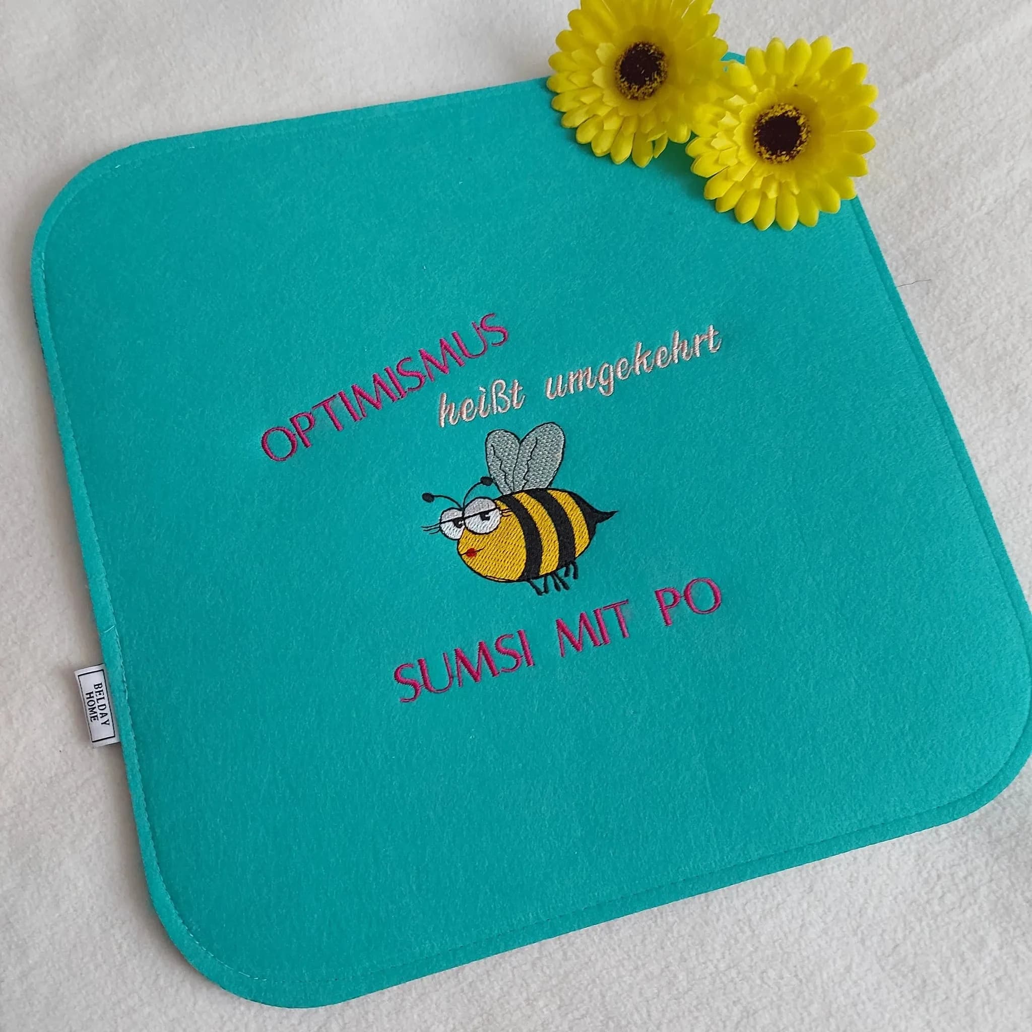 Stickdatei Spruch Sumsi mit Po