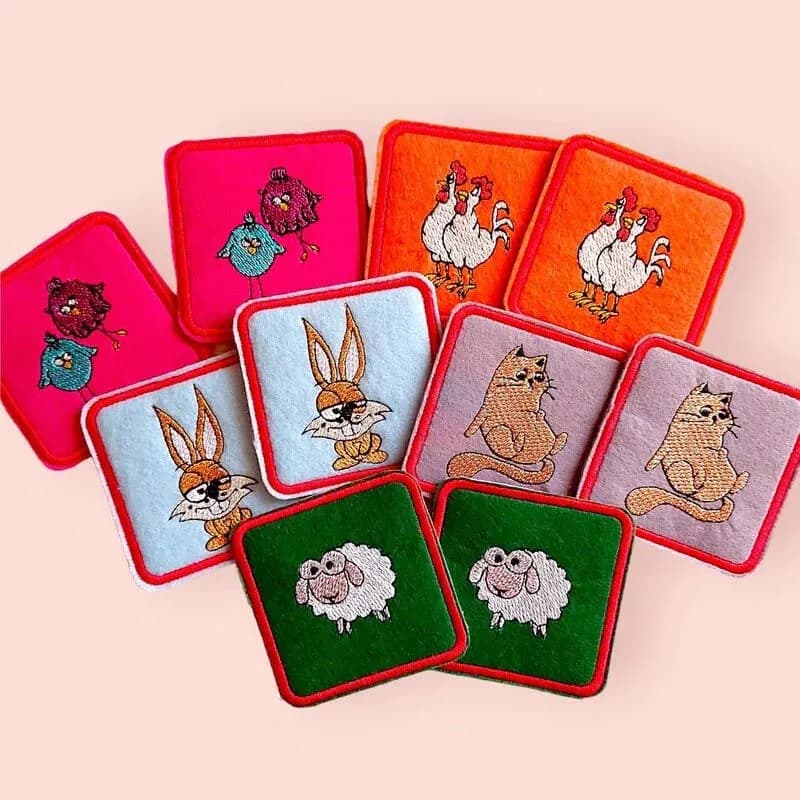 Stickdatei Minitiere Set