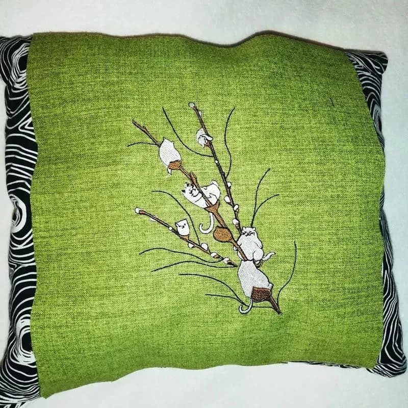 Stickdatei Weidenkätzchen