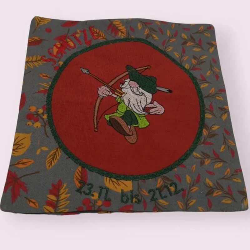 Stickdatei Wichtel Sternzeichen Schütze