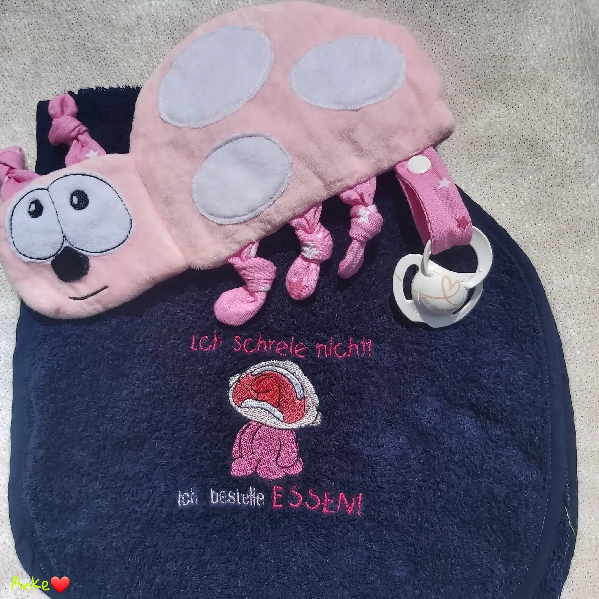 Stickdatei Babysprüche