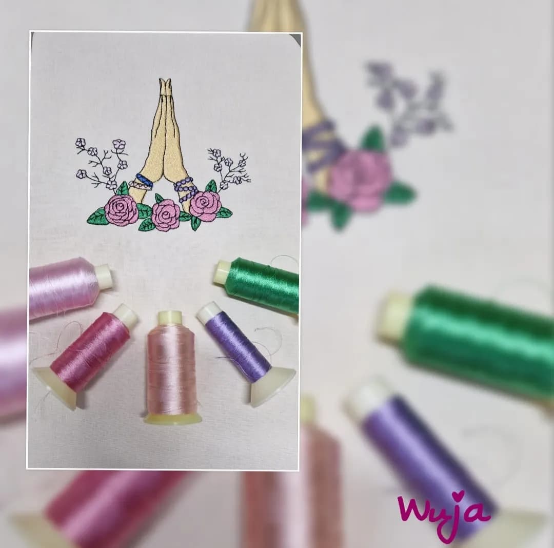 Stickdatei Betende Hände