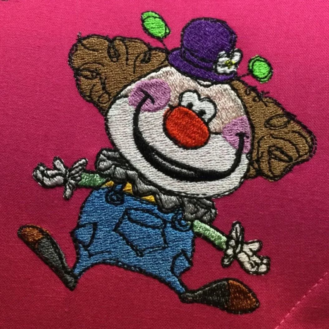 Stickdatei Clown