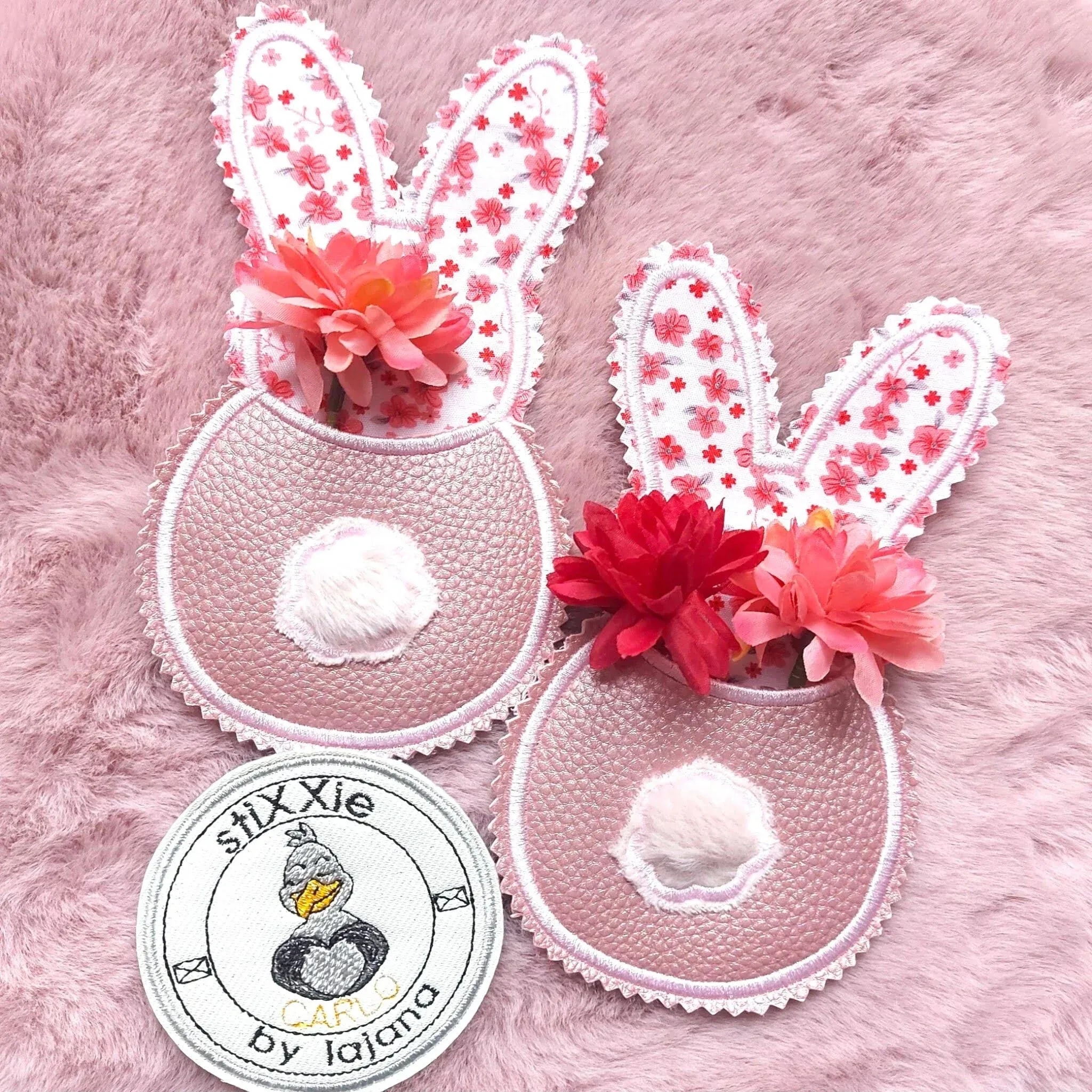 ITH Stickdatei Bestecktasche Hase