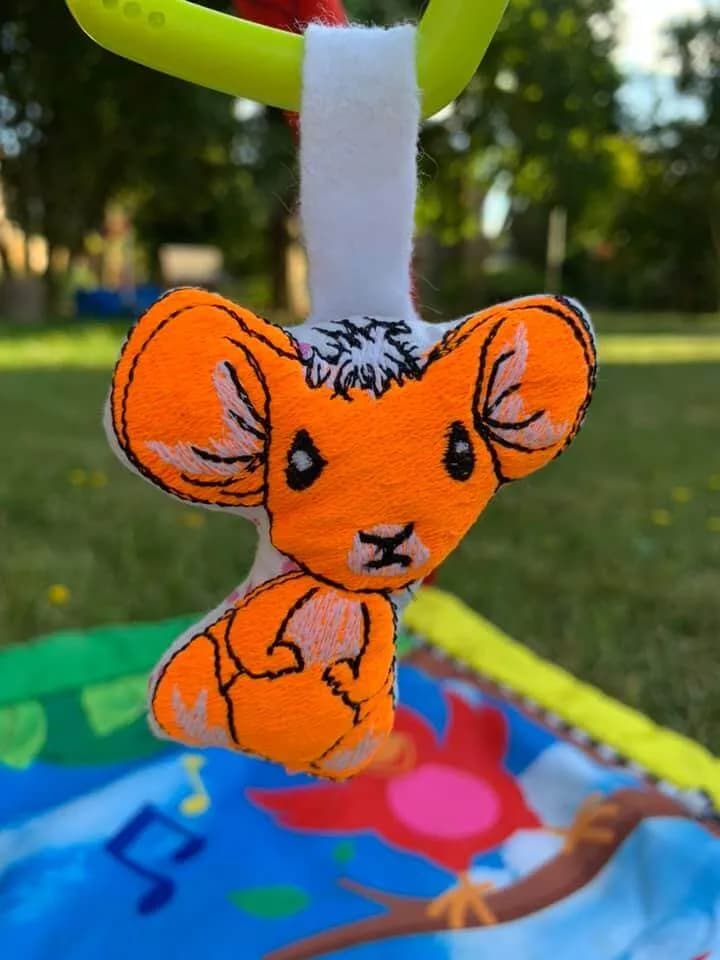 ITH Stickdatei Schnulleranhänger Set