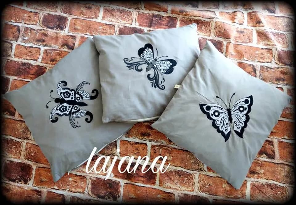 Stickdatei Schmetterling Romance 6-er Set