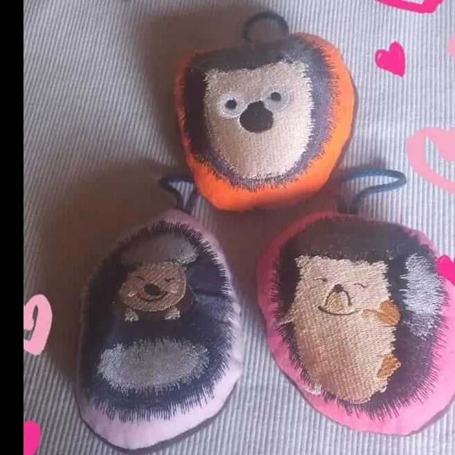 Stickdatei Igel Fredi 3-er Set