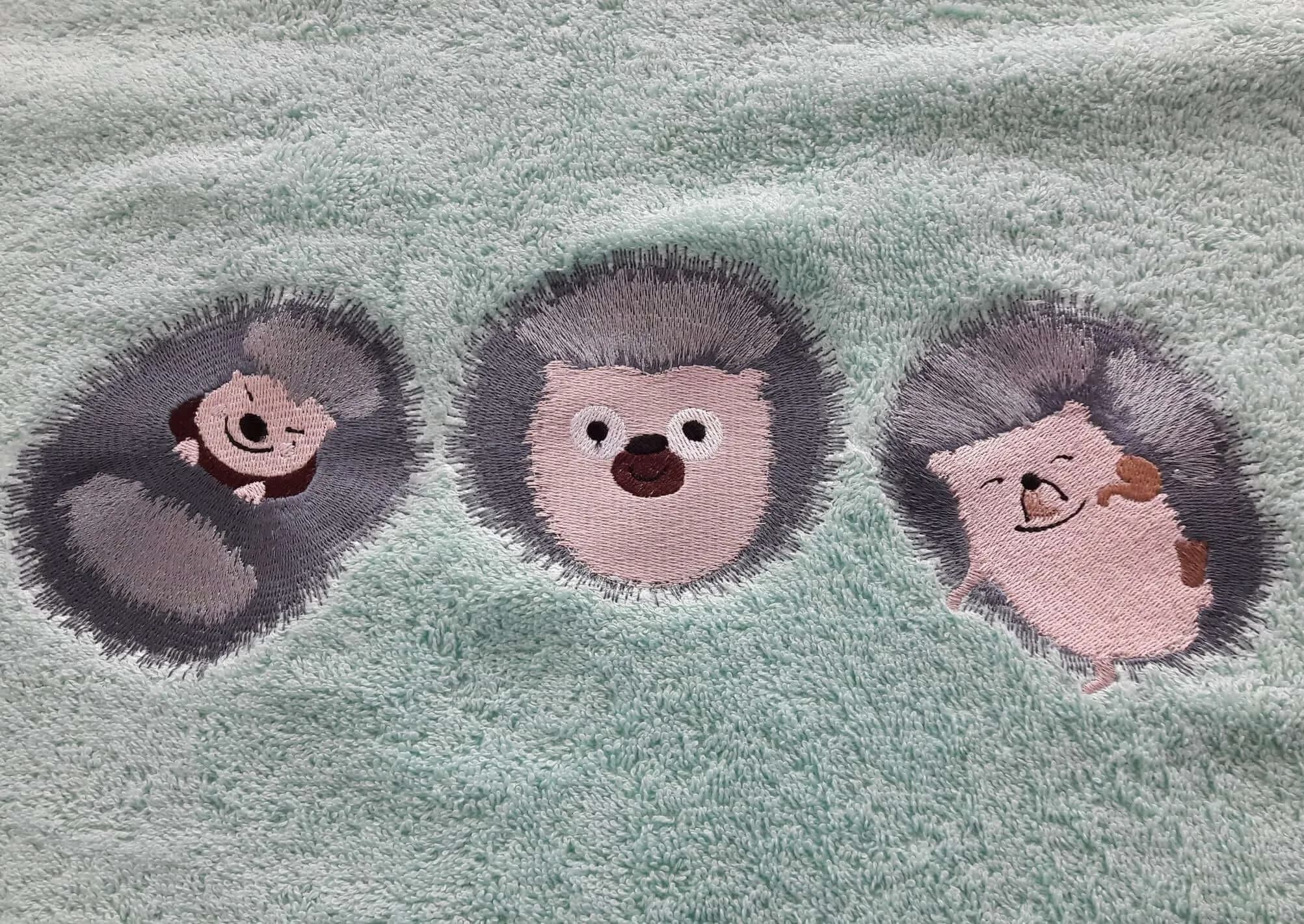 Stickdatei Igel Fredi 3-er Set