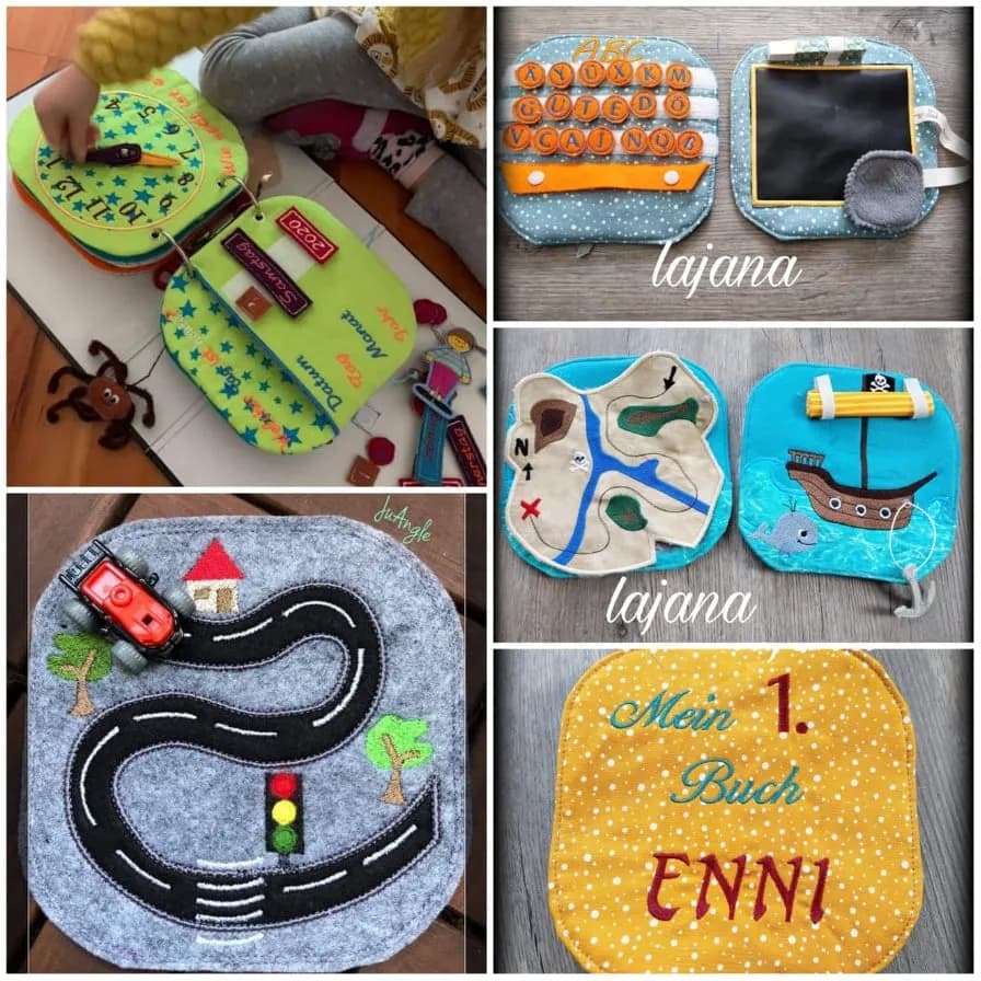 ITH Stickdatei stiXXie Lernbuch für Kinder 20x20