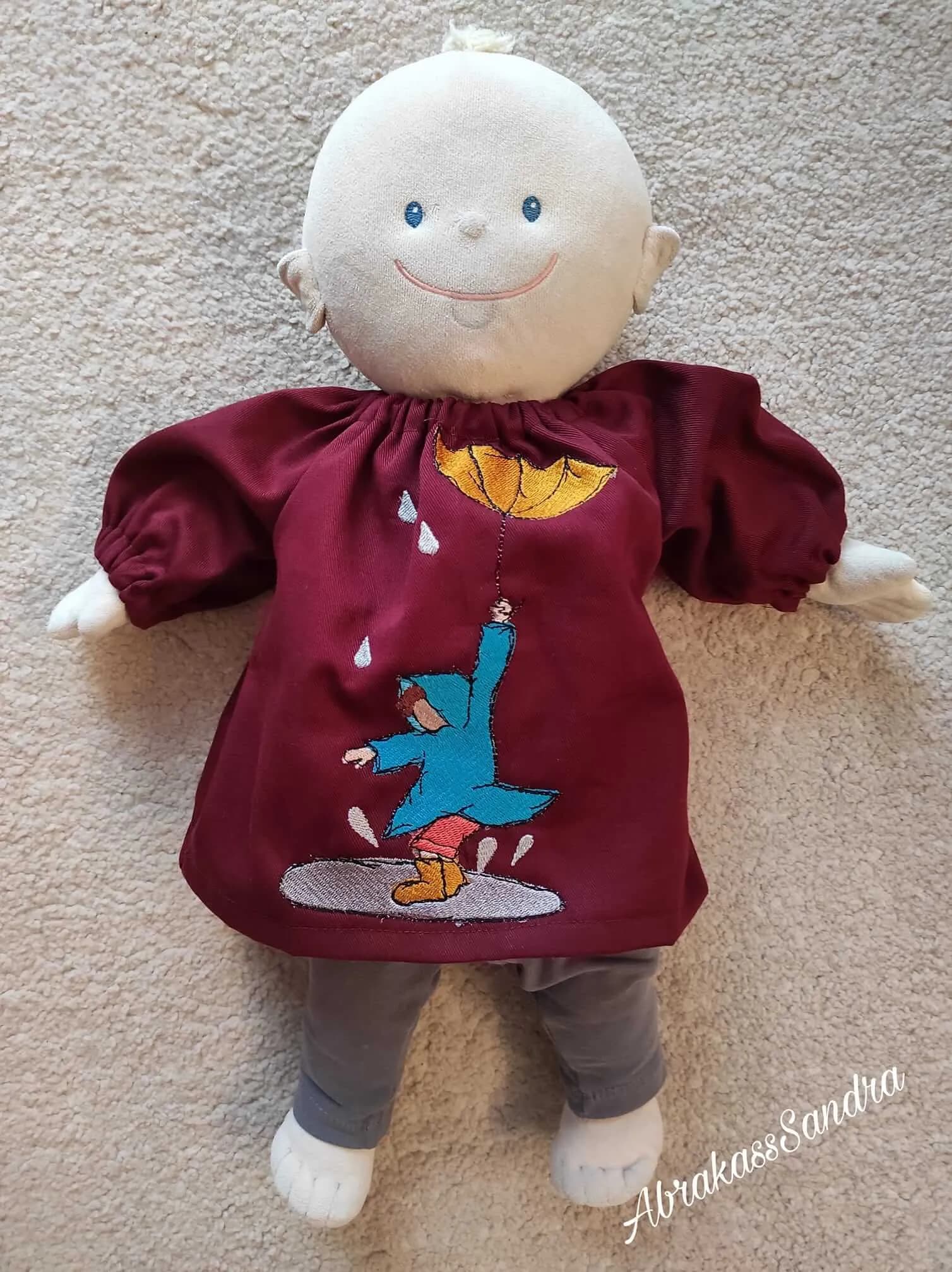 Stickdatei Regen Vollstick Doodlestick Set