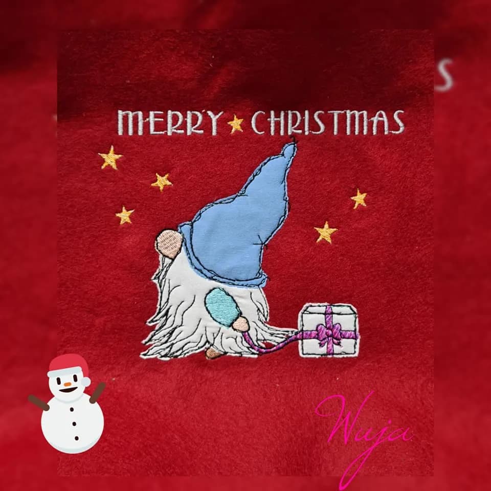 Stickdatei Wichtelzirkus – 5 Weihnachtswichtel