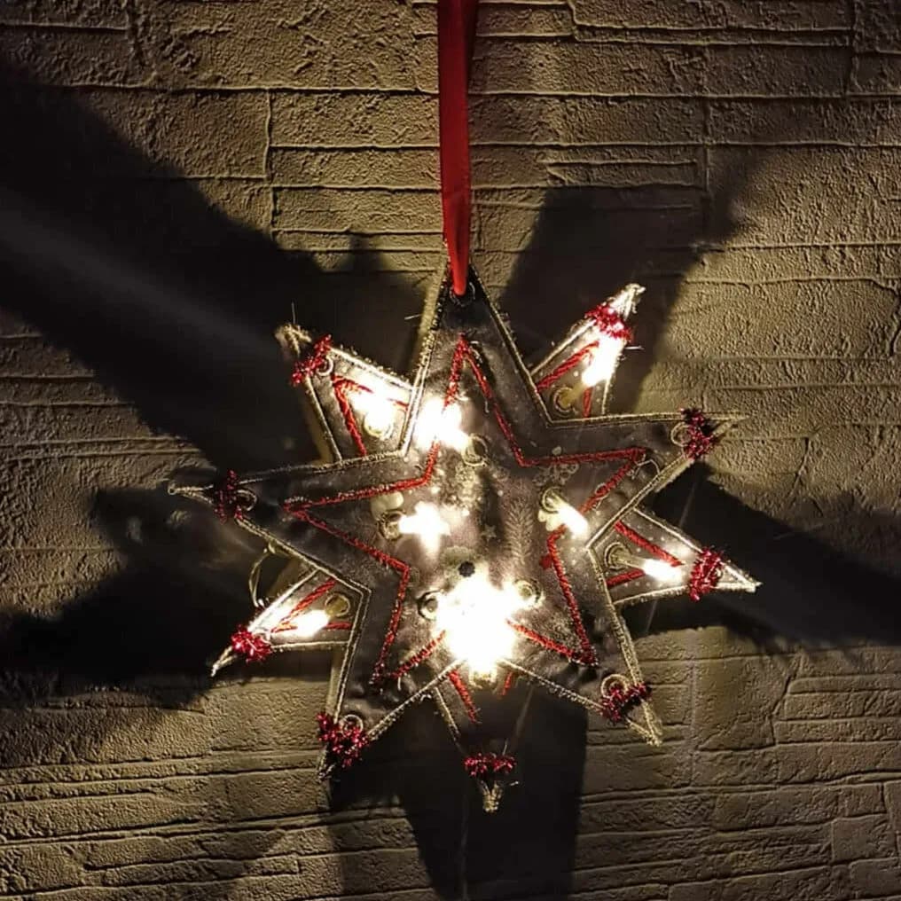 ITH Stickdatei Weihnachtsstern