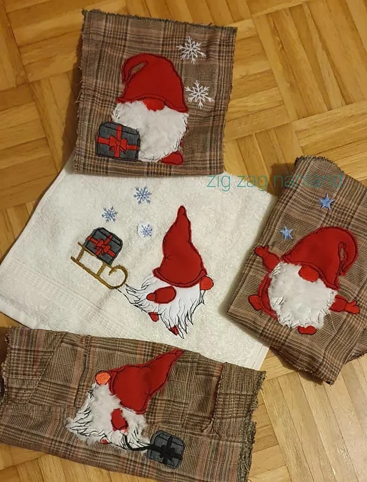 Stickdatei Wichtelzirkus DoodleApplikation