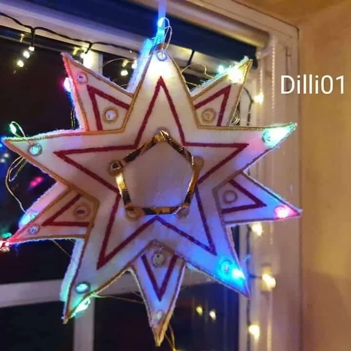 ITH Stickdatei Weihnachtsstern