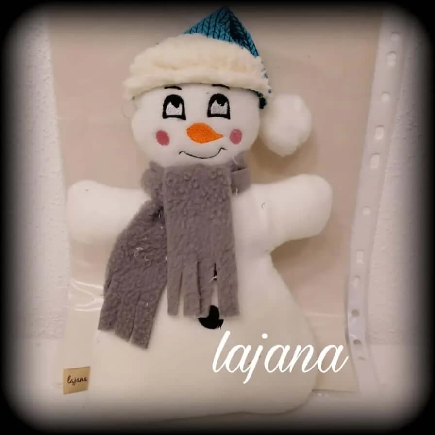 ITH Stickdatei Schneemann