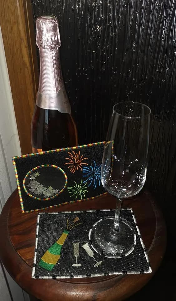 Stickdatei Silvester Set 6-teilig