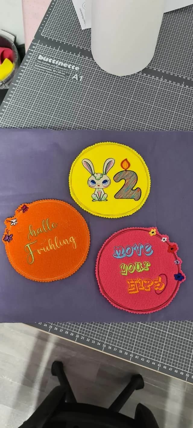 Stickdatei Doodlerahmen Set