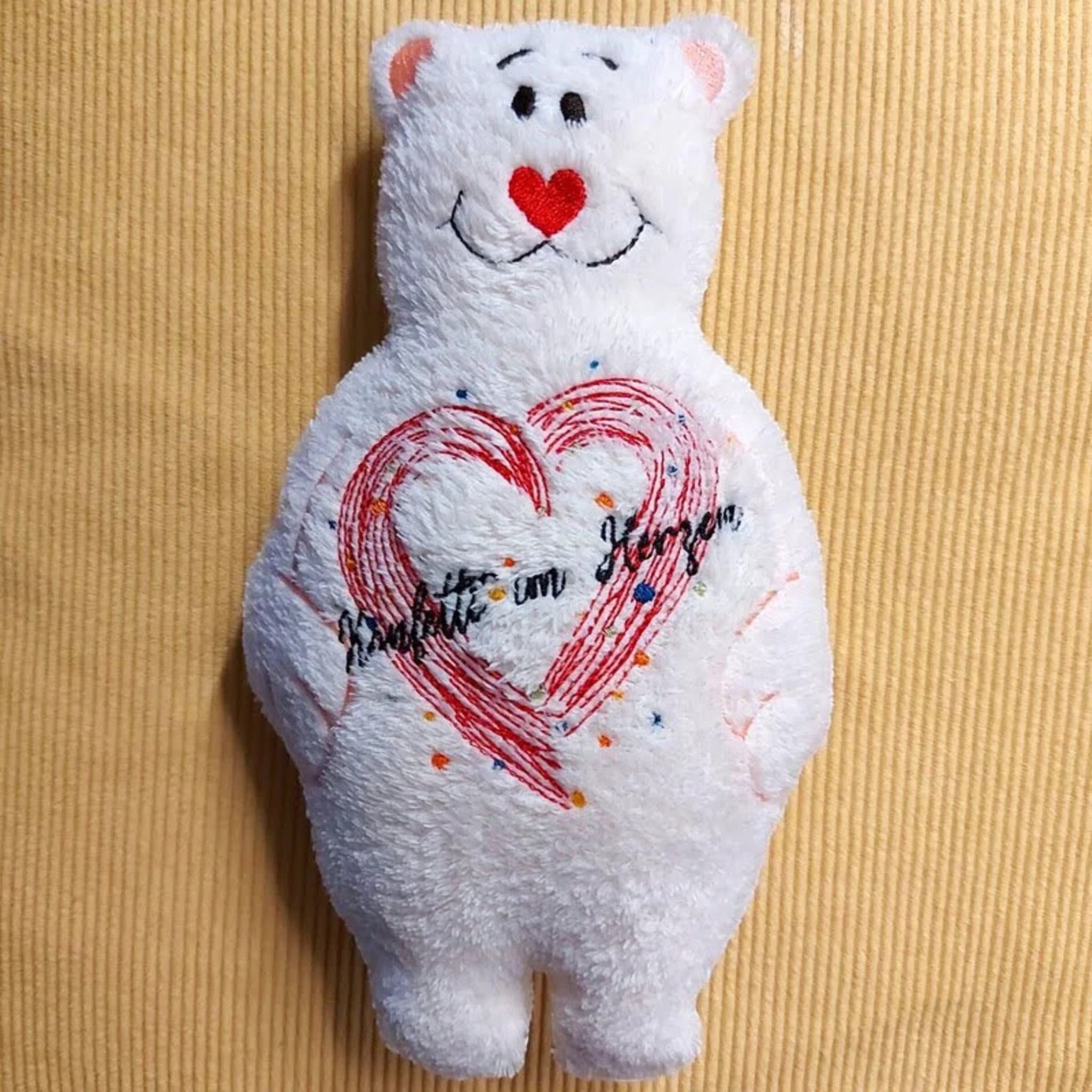 Stickdatei Konfetti im Herzen - Fröhliche herzförmige Konfetti-Elemente in bunten Farben für Muttertag, Valentinstag und Geschenke