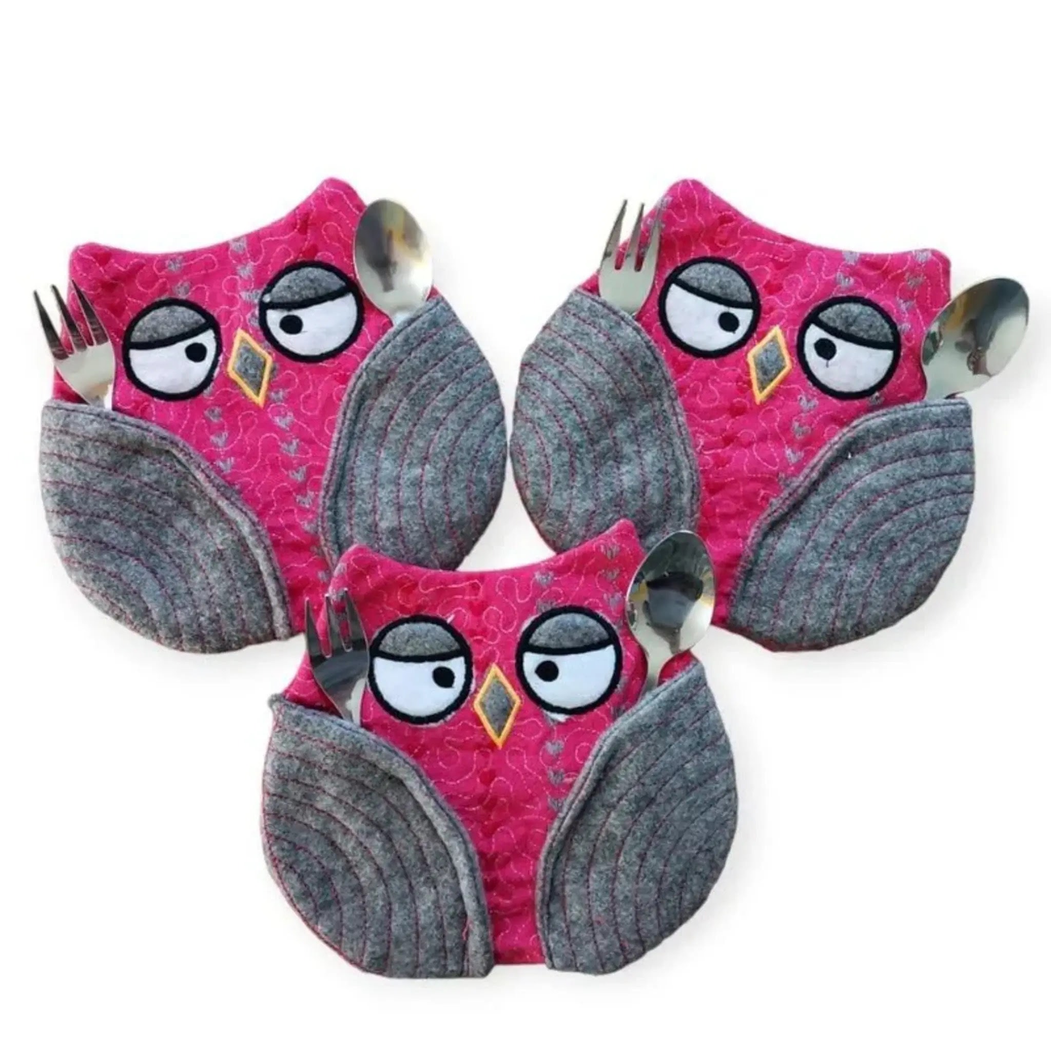 Stickdateien Eulen – Niedliche Eulenmotive