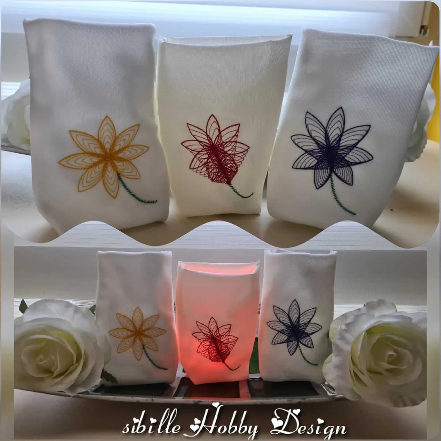 ITH Stickdatei Lichtbeutel Set