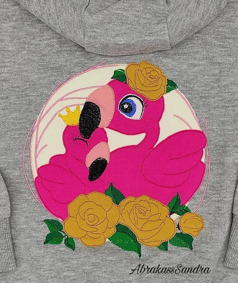 Stickdatei Flamingo Set Doodleappli