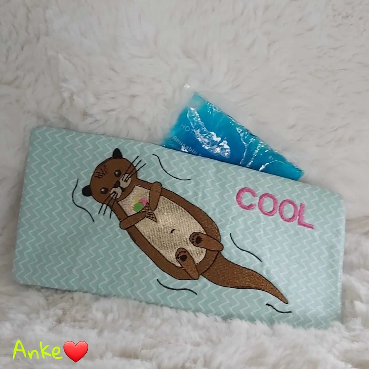 Stickdatei Otter Freebie Doodleapplikation