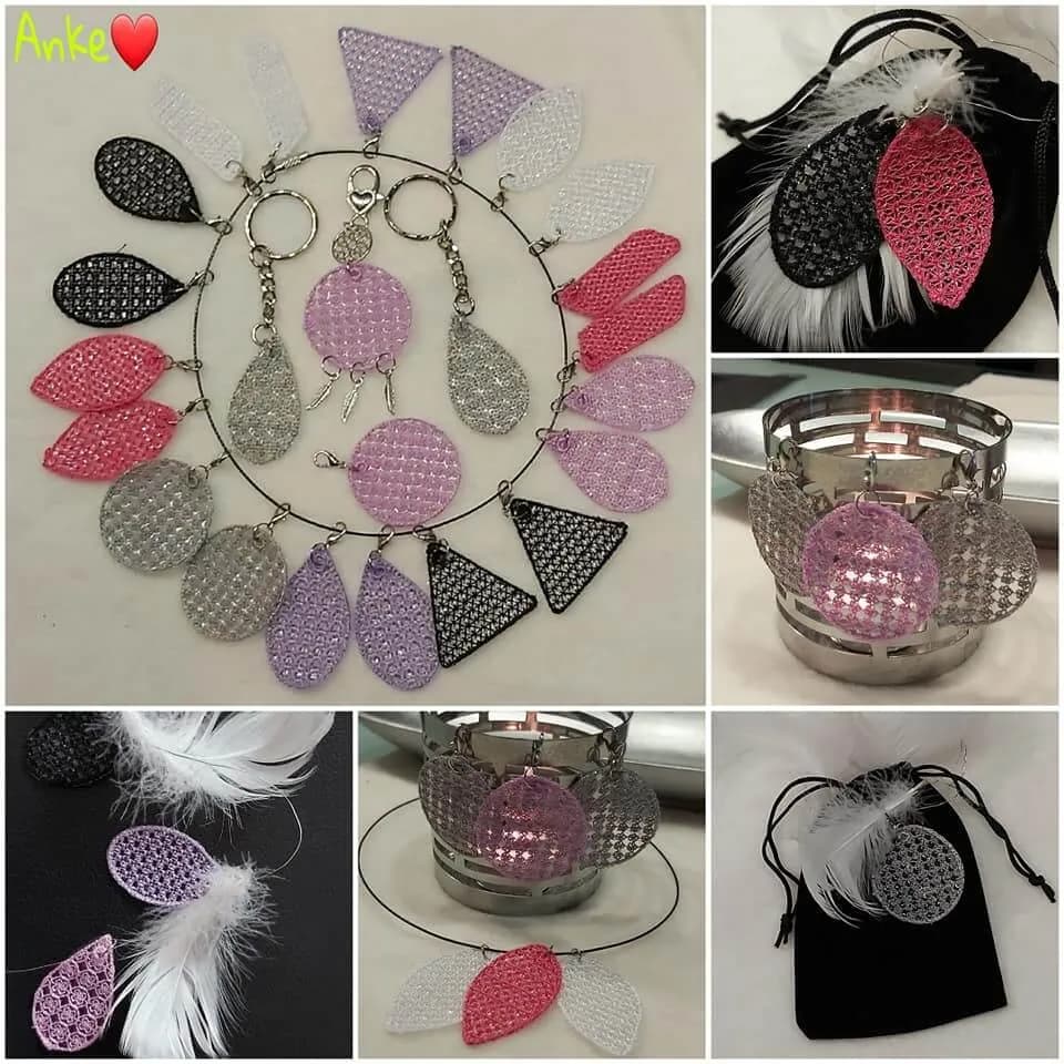 ITH Stickdatei Set Schmuckstücke 12-teilig