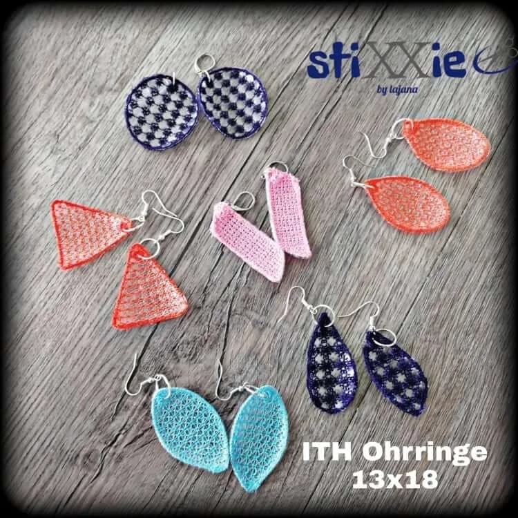ITH Stickdatei Set Schmuckstücke 12-teilig