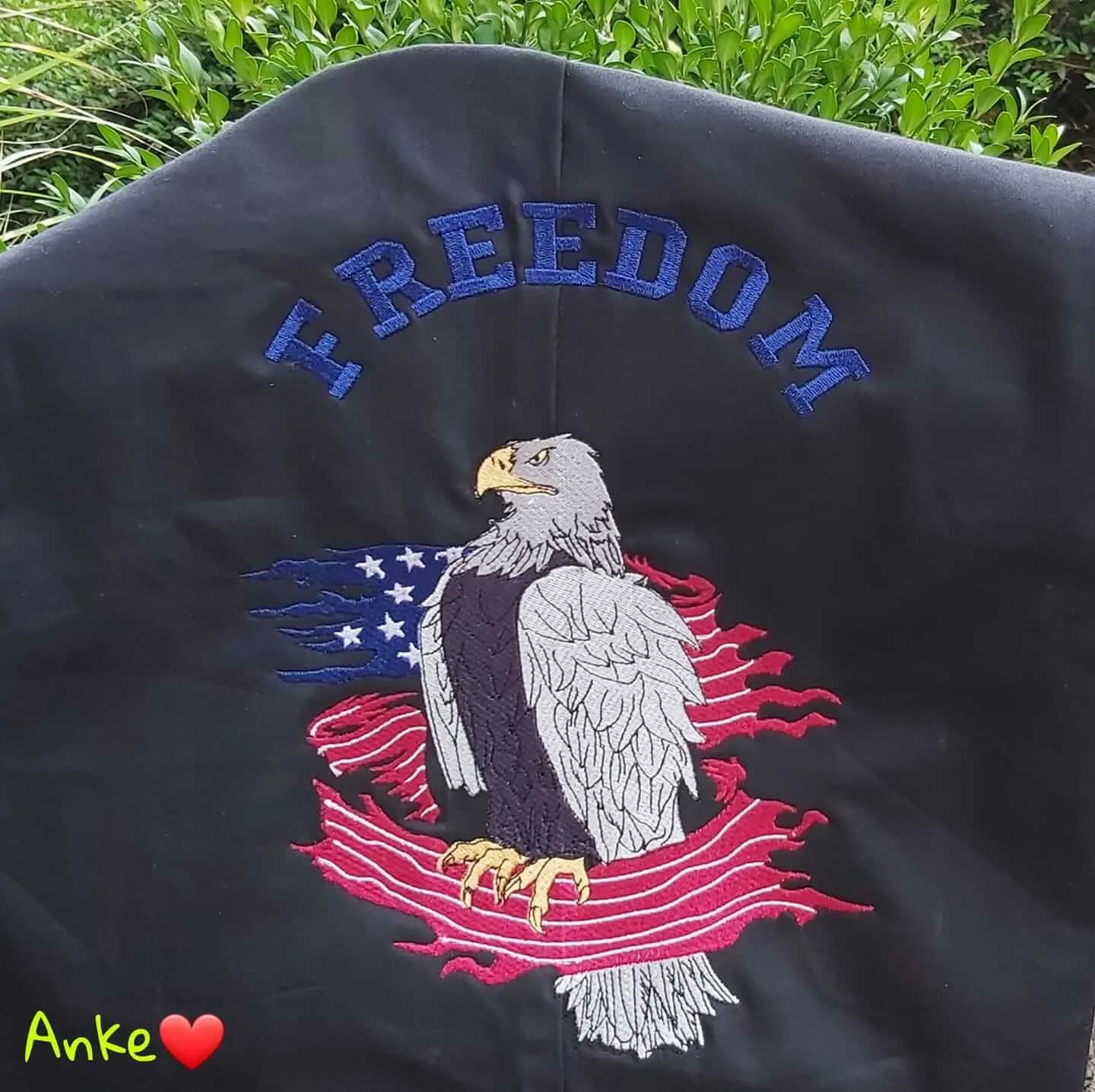 Stickdatei Adler USA Freedom Set