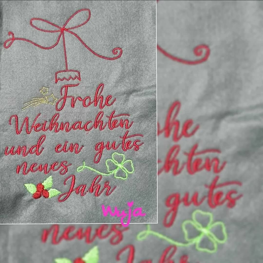 Stickdatei Weihnachten Kugel