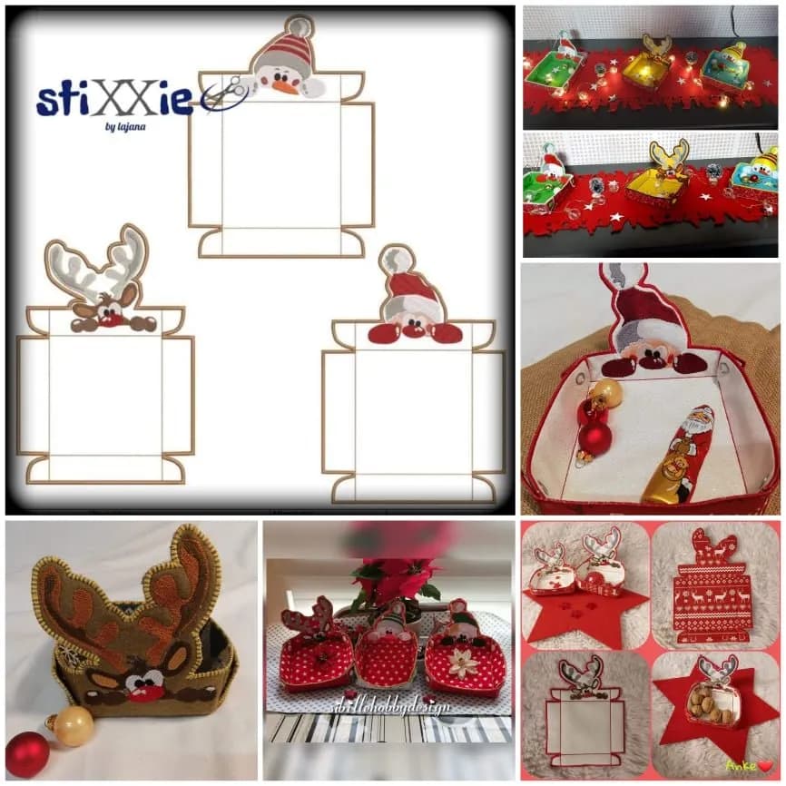 ITH Stickdatei Utensilo Weihnachtsmotive