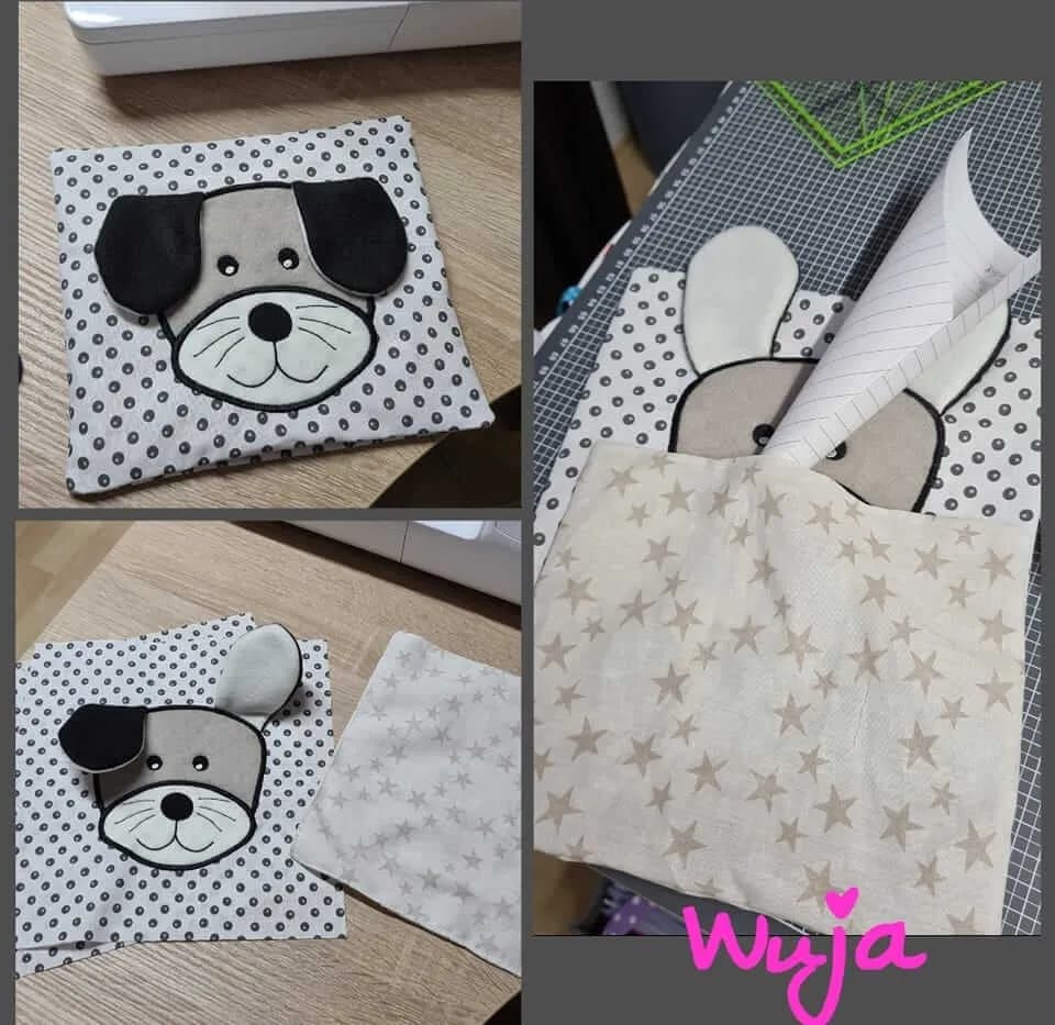 Stickdatei Applikation Tiere 5-teilig