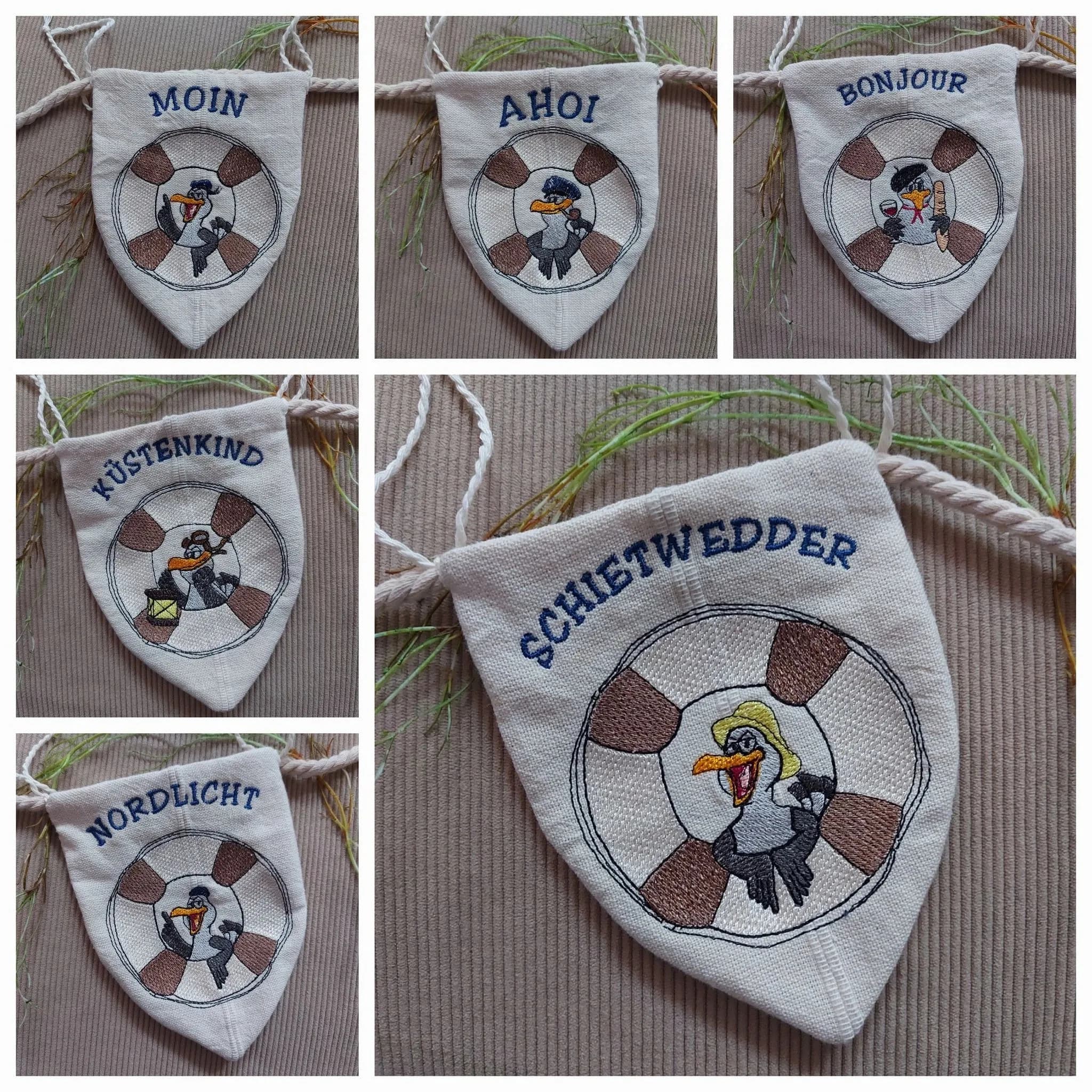 ITH Stickdatei Möwe Carlo spricht