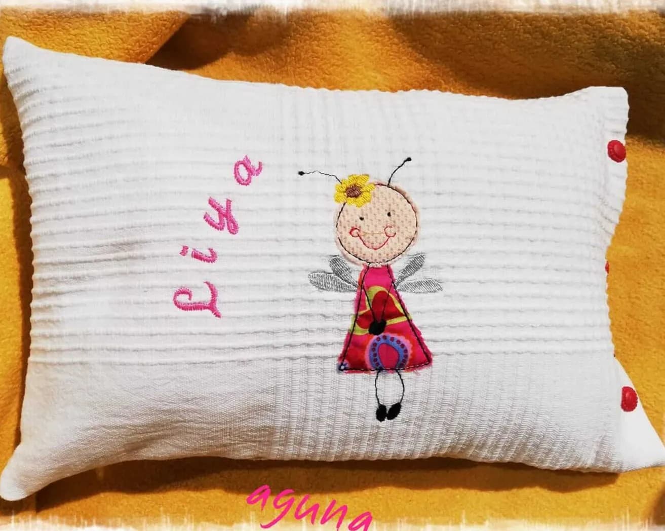 Stickdatei Doodle Applikation Pippa und Pepe